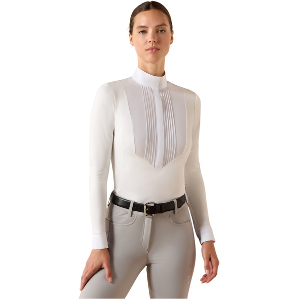 2026 Ariat Dames Solveil Show Shirt 10071384 - White
